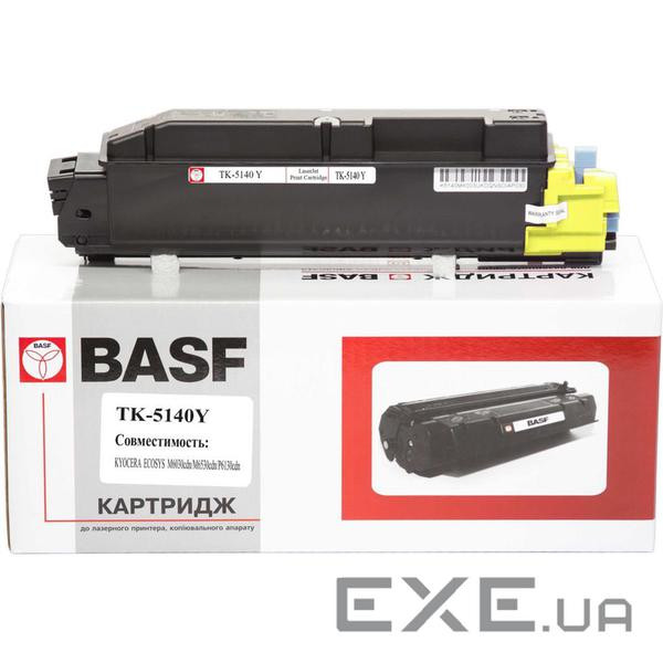 Тонер-картридж BASF Kyoсera TK-5140 Yellow, 1T02NRANL0 (KT-TK5140Y) (BASF-KT-TK5140Y)