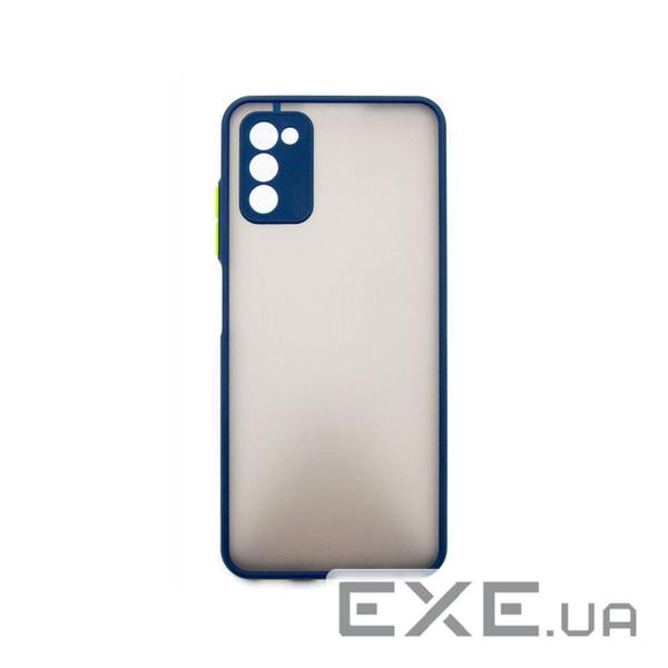 Чохол до мобільного телефона Dengos Matt Samsung Galaxy A03s blue (DG-TPU-MATT-86)