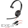 Навушники Poly BlackWire 5210 USB-A HS Mono Black (80R98AA)