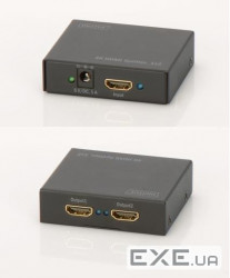 Подовжувач  DIGITUS 4K HDMI Splitter,2-port (DS-46304)