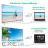 Кабель мультимедійний USB-C to HDMI M 1.8m 4K60Hz 90 corner Choetech (XCH-1803)
