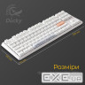 Клавіатура Ducky One 3 TKL Cherry MX Blue RGB White UA (DKON2187ST-CUAPXPWWWSC1) Ducky One 3 TKL Cherry MX Blue RGB Whit