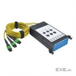 40/100Gb Fiber Breakout Cassette with Built-In MTP Cables, 40Gb to 4 x 10Gb, 100Gb (N482-3M8L12S-B)