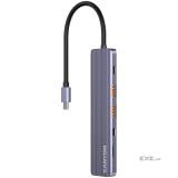 CANYON hub DS-17 6in1 4k USB-C Grey (CNS-TDS17)