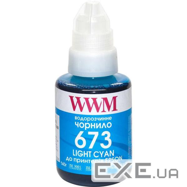 Чорнило WWM Epson L800 140г Cyan (E673C)