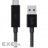 Дата кабель USB 3.1 Type-C to AM 1.0m Belkin (F2CU029bt1M-BLK)