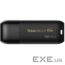 USB накопичувач Team C175 32GB 20/10 (Pearl Black) plastic (TC175332GB01)