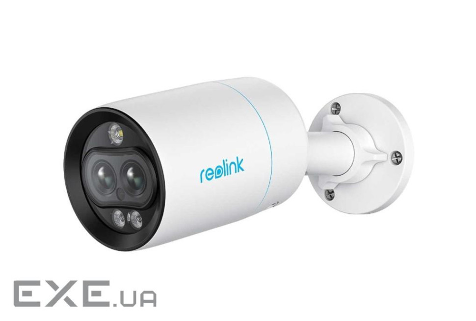 8МП вулична IP відеокамера з двома об&apos,єктивами, з подвійним підсвічуванням, мікрофоно (YT41922)