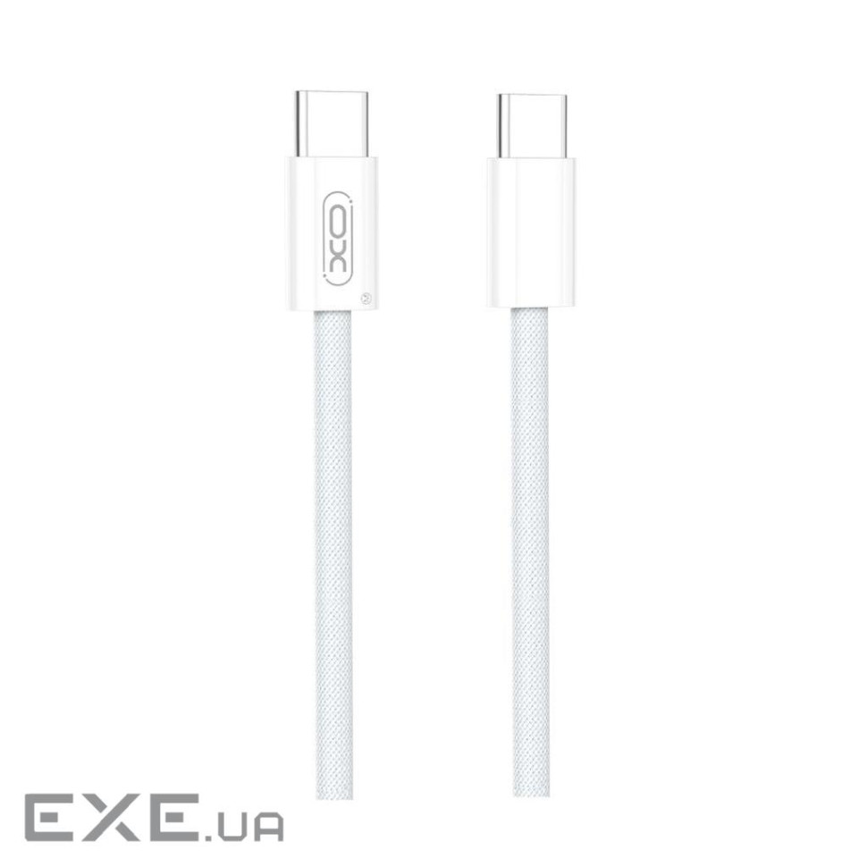 Дата кабель USB-C to USB-C 1.0m 60W white XO (NBQ260A_С_White)