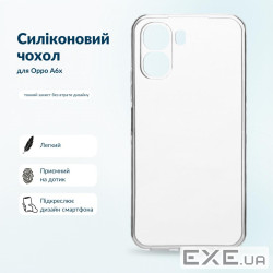 Чохол до мобільного телефона BeCover Silicone Oppo A6x Transparent (716078)