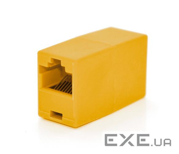 З'єднувач RJ45 8P8C мама / мама RJ45 для з'єднання кабелю, помаранчевий , Q100 (2xRJ45-ORANGE)