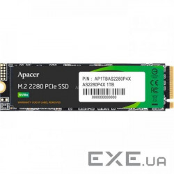 SSD APACER AS2280P4X 1TB M.2 NVMe (AP1TBAS2280P4X-1)