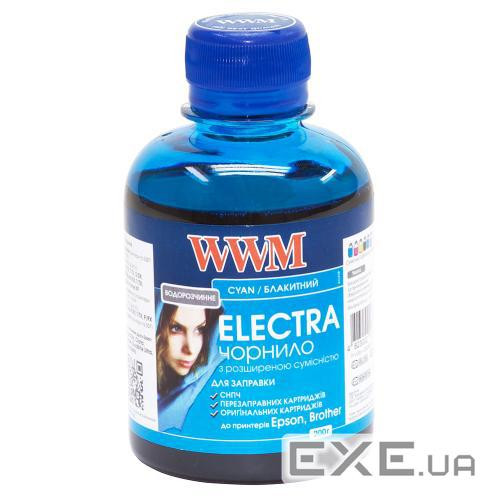 Чорнило WWM ELECTRA для Epson 200г Cyan Водорозчинні універсальні (EU/C)