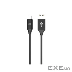 Дата кабель USB 3.0 AM to USB-C 1.0m 3A braided HP (HP_DHC-TC102-1M)