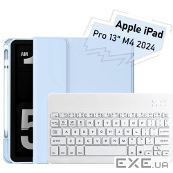 Чохол до планшета BeCover with keyboard Apple iPad Pro 13" M4 2024 Light Blue (713005)
