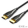Кабель мультимедійний HDMI M to HDMI M 30.0m 4K60Hz fiber optic black Vention (ALSBT)