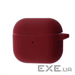 Чехол Silicone Case New for AirPods 4 bordo (60089 bordo) PRC