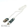 Дата кабель USB 2.0 AM to Lightning + Micro 5P 1.0m PowerPlant (KD00AS1292)
