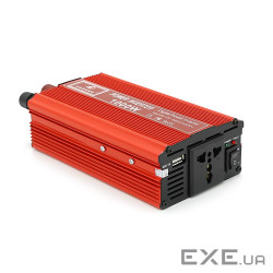 Інвертор напруги JIAGENG 1000ВА(600Вт), 12 / 220V, approximated, 1 універсальна розетка, клем + крок