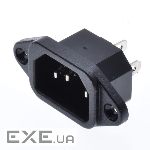 Штекер Lucom FreeEnd-IEC(C14),/M панельне (62.09.8201-1)