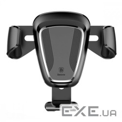 Тримач для мобільного Baseus Gravity Car Mount Black (SUYL-01)