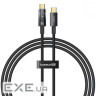 Кабель Baseus Explorer Series Auto Power-Off Type-C to Type-C 100W (2m) black (P10319704111-00)
