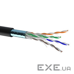 Кабель Одескабель КППЕ-ВП (250) 4 * 2 * 0,57 (FTP-cat.6), OK-net, CU, ізоляція ПЕ, екран (7934017 500м)