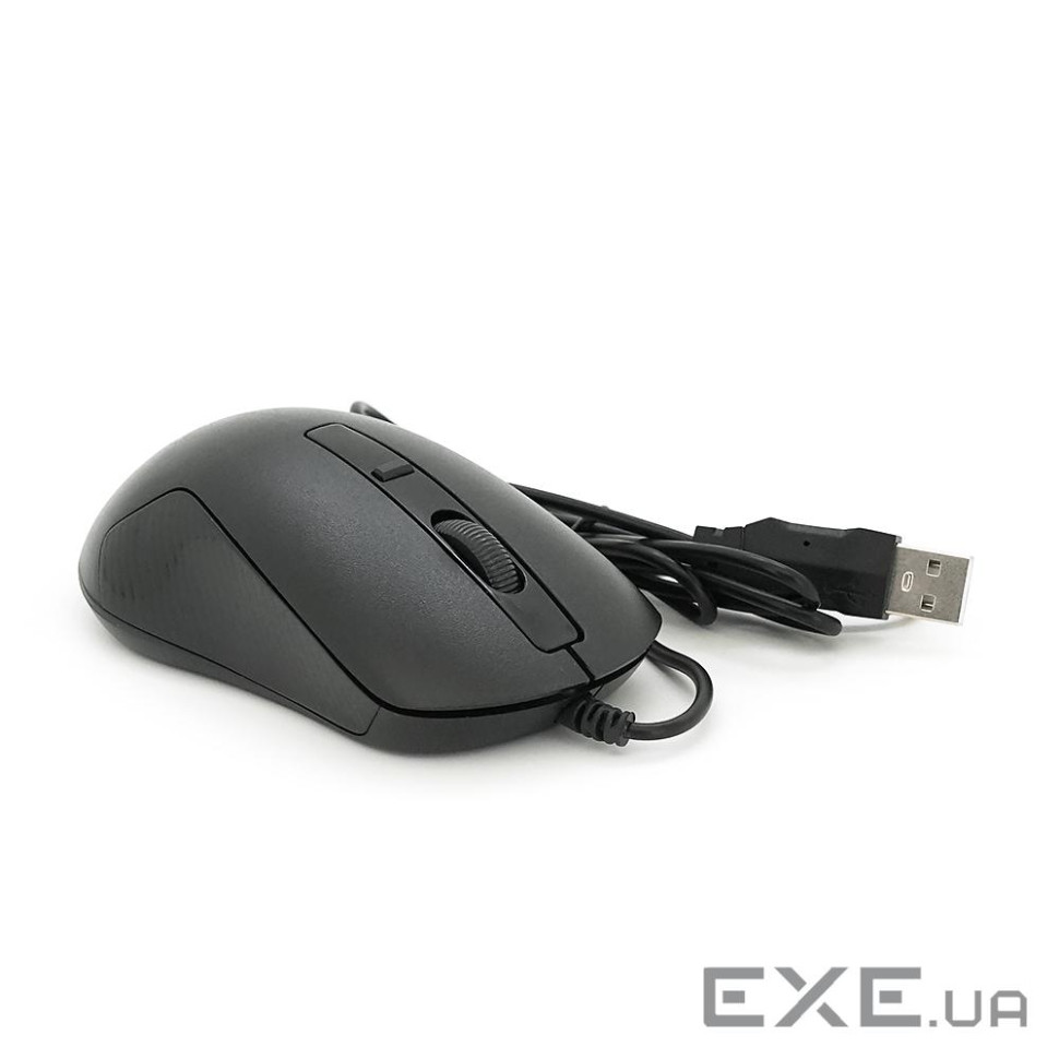 Миша провідна JEDEL CP101, 800 / 1200 / 1600DPI, кабель 1,35 м. 125x66x35 мм. 97 гр. Black. Box