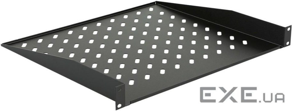 Полиця MIRSAN консольні 19" 1U 400, RAL 9005 (MR.RAK1U40.01)
