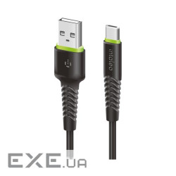Дата кабель USB 2.0 AM to USB-C 2.0m CBFLEXT2 Black Intaleo (1283126521423)