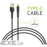 Дата кабель USB 2.0 AM to USB-C 2.0m CBFLEXT2 Black Intaleo (1283126521423)