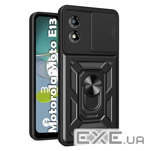 Чохол до мобільного телефона BeCover Military Motorola Moto E13 Black (709101)