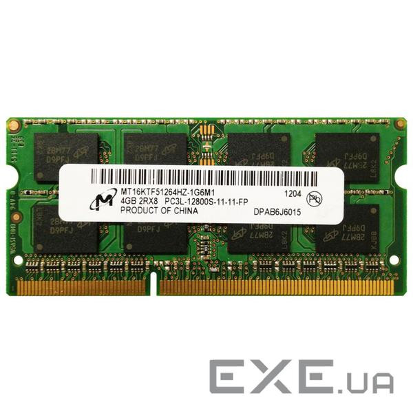 Пам'ять Micron 4 GB DDR3L SO-DIMM 1600 MHz (MT16KTF51264HZ-1G6M1)