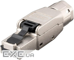 Конектор мережевий FreeEnd-RJ45 STP8.1,конектор AWG22-26 ToolFree,срібний (75.06.1130-1) (75.06.1130-1)