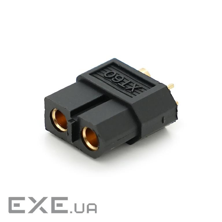 Розєм живлення силовий XT60 (мама), Black (XT60FB) ), Black (XT60FB)