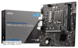 Материнська плата MSI Pro H610M-G