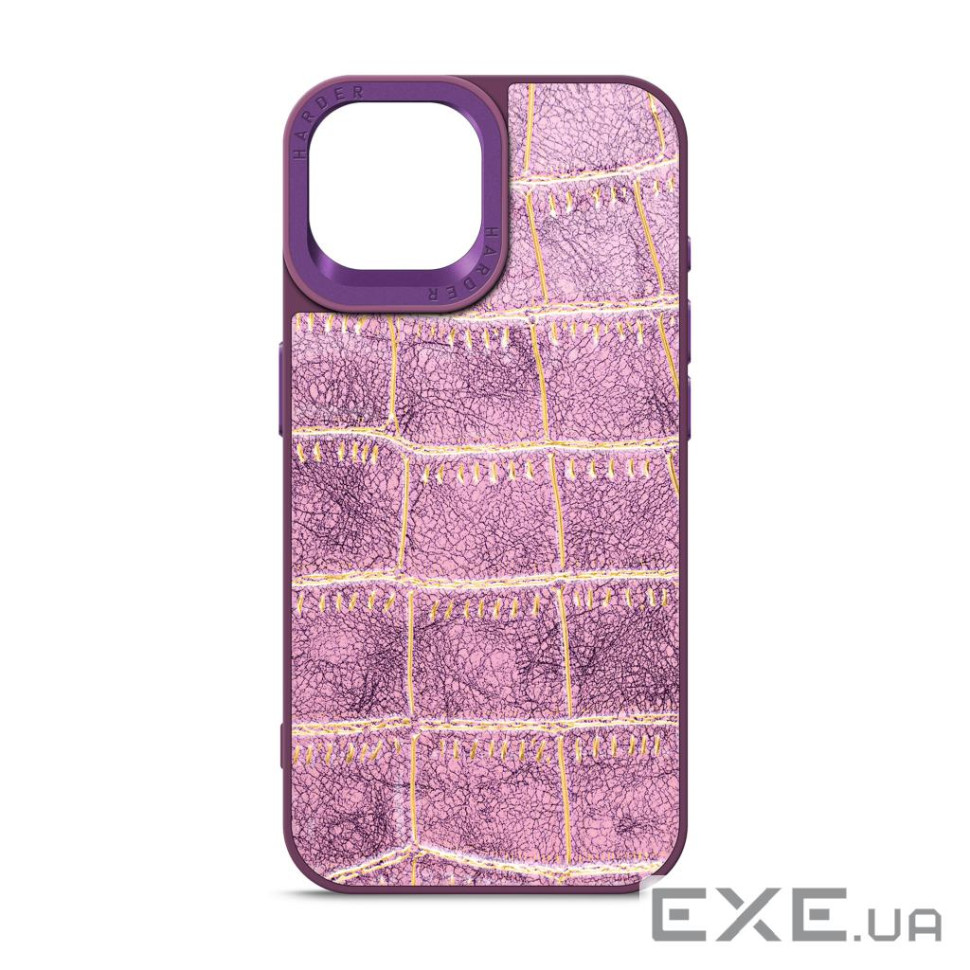 Чохол до мобільного телефона Harder Crocosaur Apple iPhone 15 Purple (ARM76698)