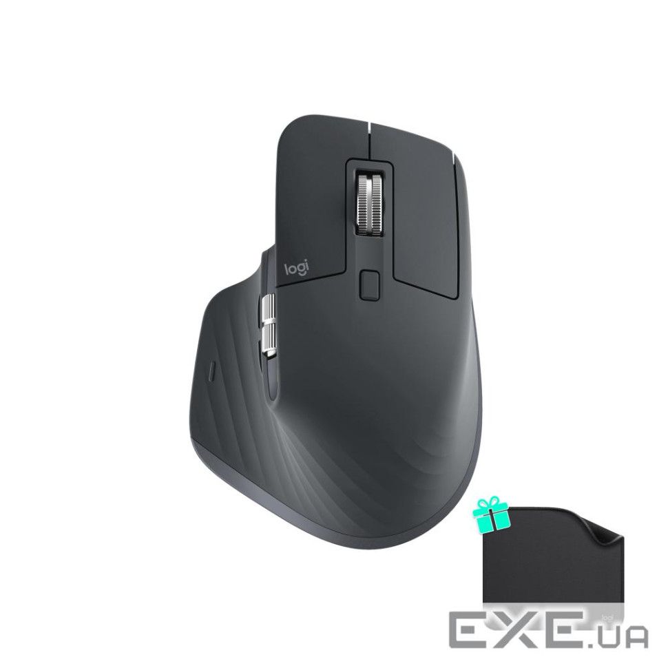 Мишка Logitech MX Master 3S Performance for Business Wireless/Bluetooth + Mouse Pad S (MX910-006582)