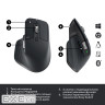 Мишка Logitech MX Master 3S Performance for Business Wireless/Bluetooth + Mouse Pad S (MX910-006582)