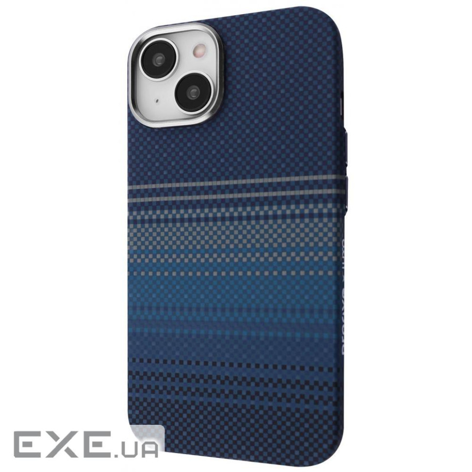 Чехол Proove Gleam Case with Magnetic Ring iPhone 13 blue stripes (64718 blue stripes)