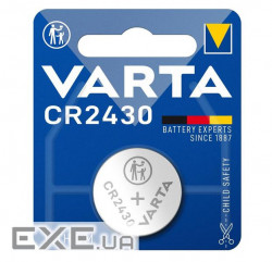 Батарейка Varta CR 2430 Lithium * 1 (06430101401)