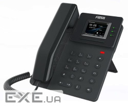 Телефон IP Fanvil V60P 2xFE LAN, 4 SIP line, SW Linux, PoE, 2.4" кольоровий дисплей
