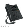 Телефон IP Fanvil V60P 2xFE LAN, 4 SIP line, SW Linux, PoE, 2.4" кольоровий дисплей
