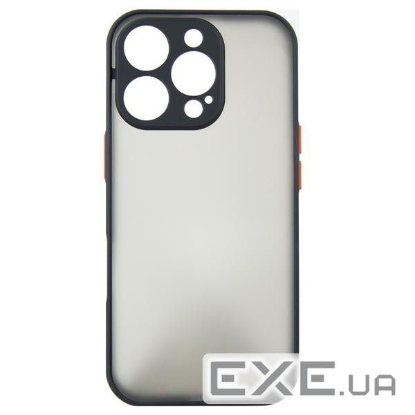 Чохол-накладка Dengos Matt для Apple iPhone 16 Pro Black (DG-TPU-MATT-150)