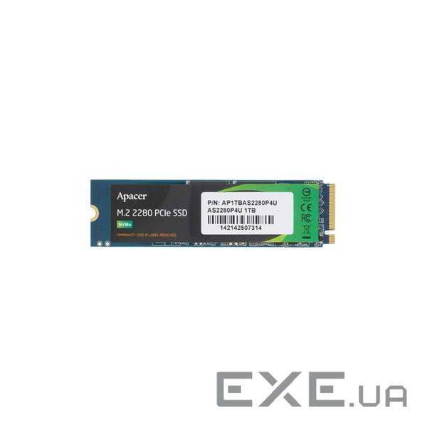 Накопичувач SSD M.2 2280 1TB Apacer (AP1TBAS2280P4U-1)