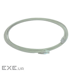 Патч-корд кат. 5е, 26AWG, RJ45-RJ45, сірий, 3.0 м, U/UTP, LSZH, Corning (CCADGE-B1002-A030-C0) , U/UTP, LSZH, Corning (C