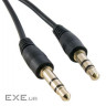 Кабель мультимедійний 3.5mm M to 3.5mm M 1.5m Extradigital (KBA1681)