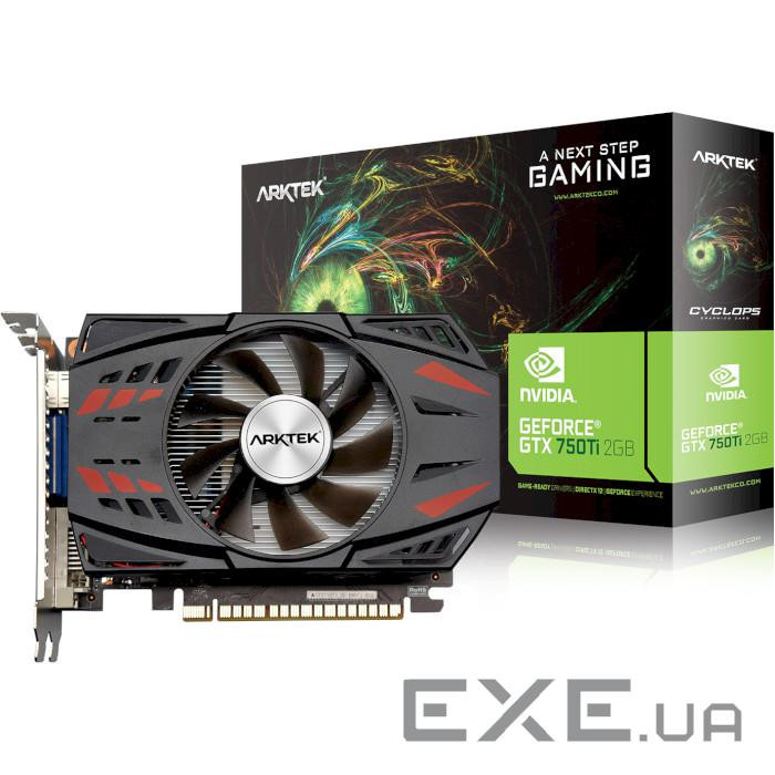 Відеокарта ARKTEK GeForce GTX 750 Ti 2GB DDR5 (AKN750TID5S2GH1-D)