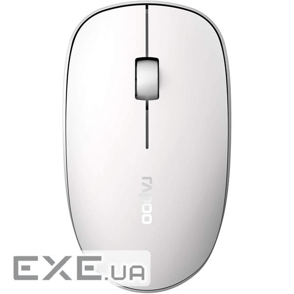 Миша RAPOO M200 Silent wireless multi-mode, біла (M200 Silent white)