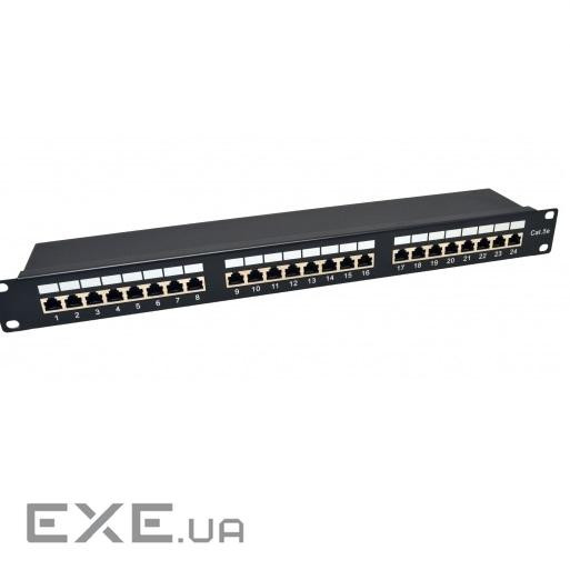 Патч-панель KINGDA 1U 19" 24xRJ-45 STP Cat.5e (KD-PP30-STP-C5E-24P) (KD-PP5-30)